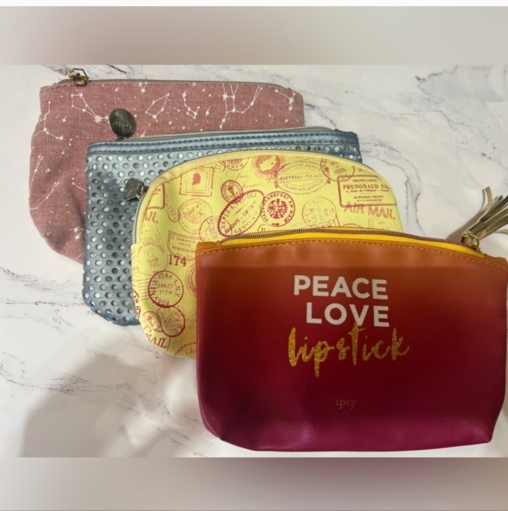 IPSY Cosmetic Bags Set Four